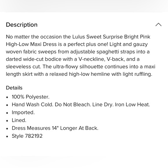 Lulus Sweet Surprise Bright Pink High-low Maxi Dress - Size XL - Picture 7 of 7